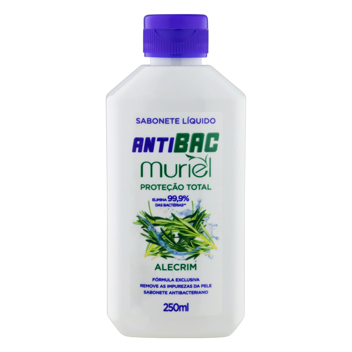 Sabonete Líquido Antibacteriano Alecrim Muriel Frasco 250ml