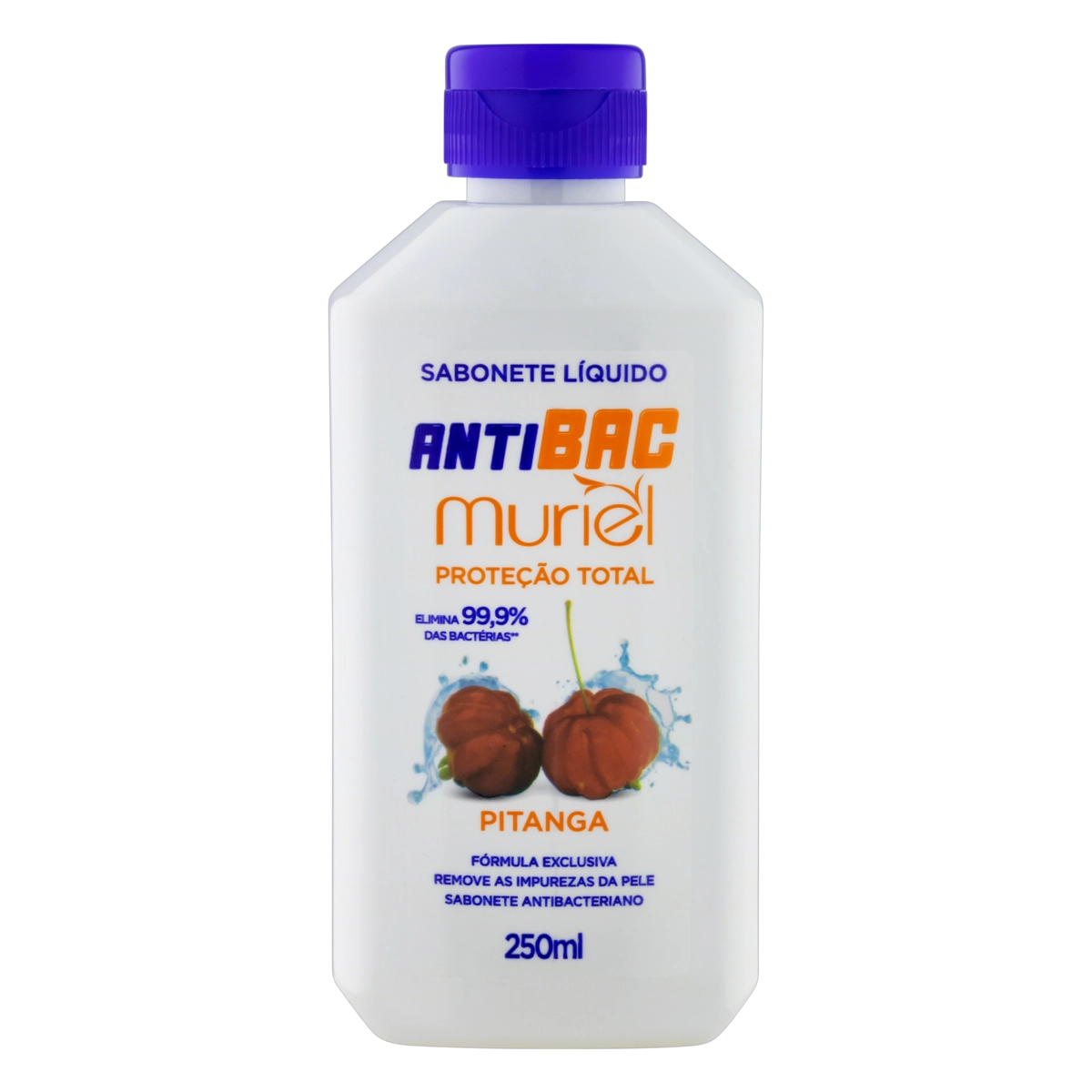 Sabonete Líquido Antibacteriano Pitanga Muriel Frasco 250ml