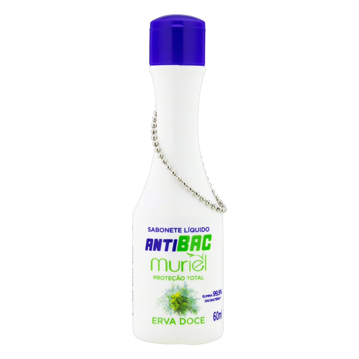 Sabonete Líquido Antibacteriano Erva Doce Muriel Frasco 60ml