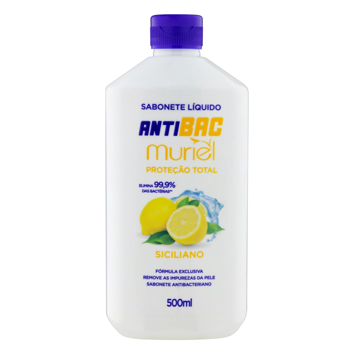 Sabonete Líquido Antibacteriano Siciliano Muriel Frasco 500ml