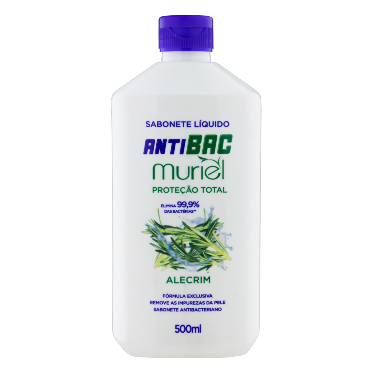 Sabonete Líquido Antibacteriano Alecrim Muriel Frasco 500ml