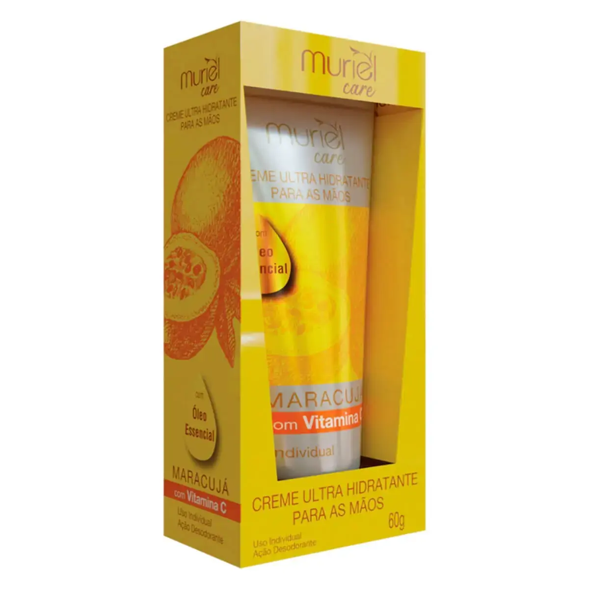 CREME PARA MAOS HIDRATANTE MARACUJA MURIEL 60G