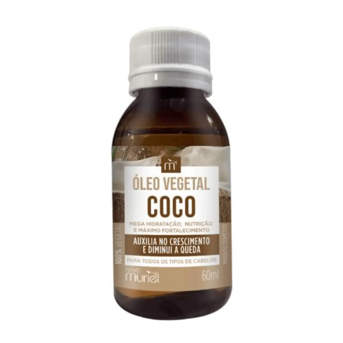 OLEO CAPILAR VEGETAL COCO MURIEL 60ML