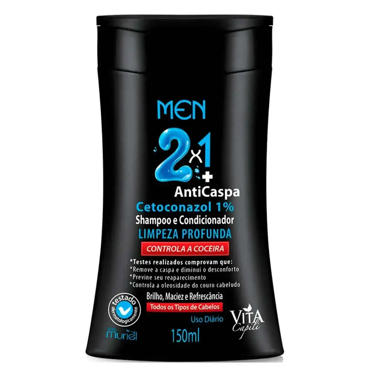 Shamp.men Anti Caspa 2x1 Trad 150ml Un/01