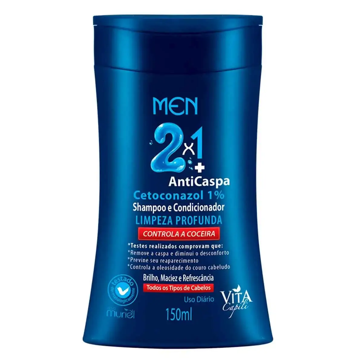 SHAMPOO ANTICASPA 2X1 MURIEL 150ML