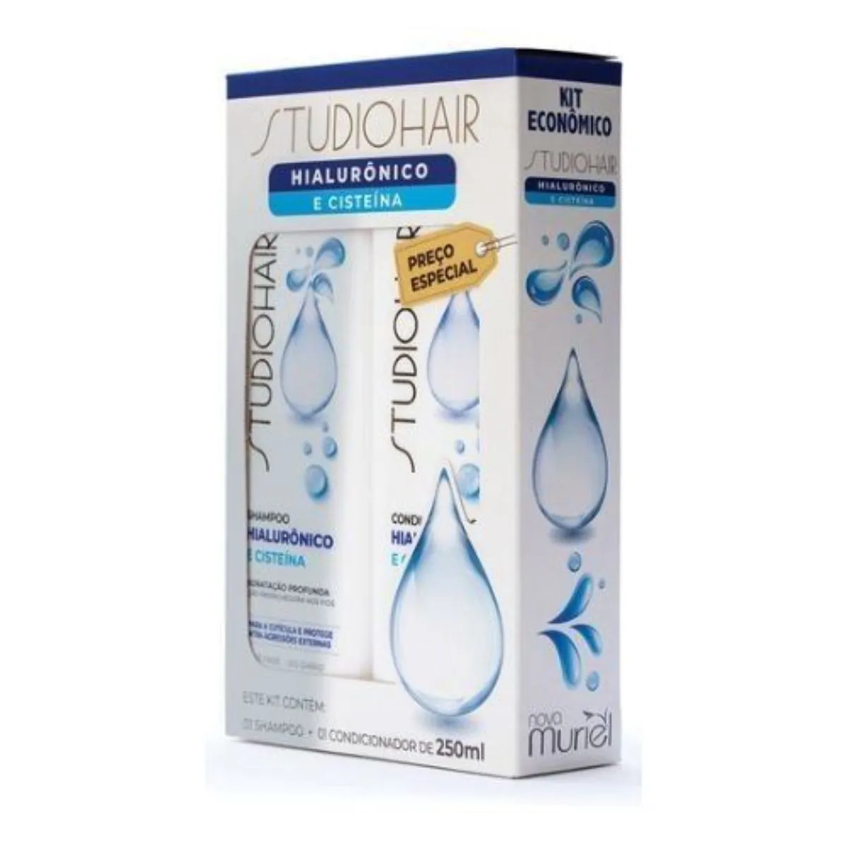 Kit Sh Cond Muriel Studiohair 250ml Hialuronico