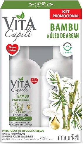 Kit Vita Capili Sh Cond 310ml Bambu/oleo Argan