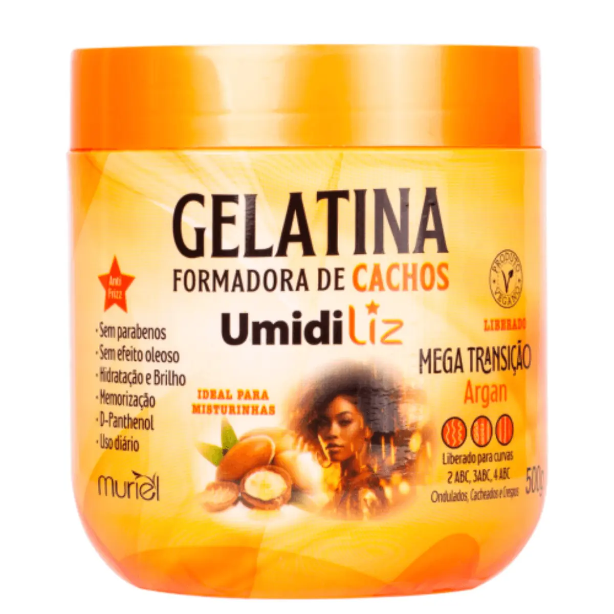 Gelatina Cap Umidiliz Mega Transicao 500ml