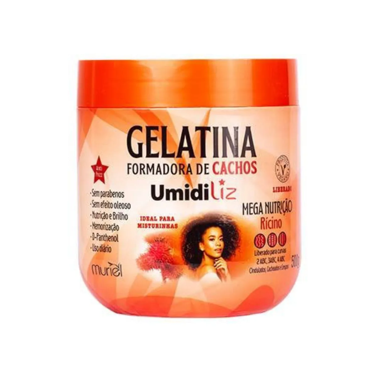 Gelatina Capilar Umidiliz Ricino 500g