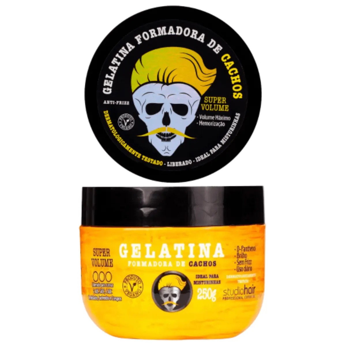 Gelatina Cap Studio Hair Super Volume Cachos 250gr