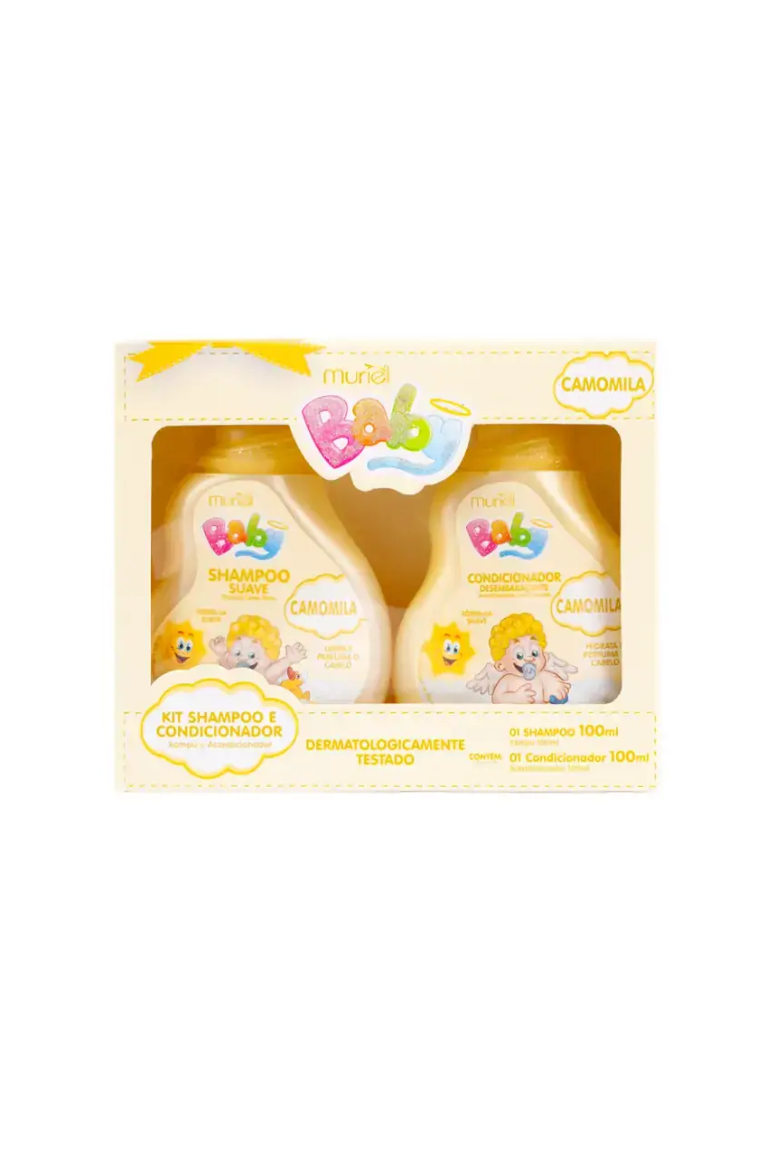 Kit Sh Cond Baby Muriel 100ml Camomila