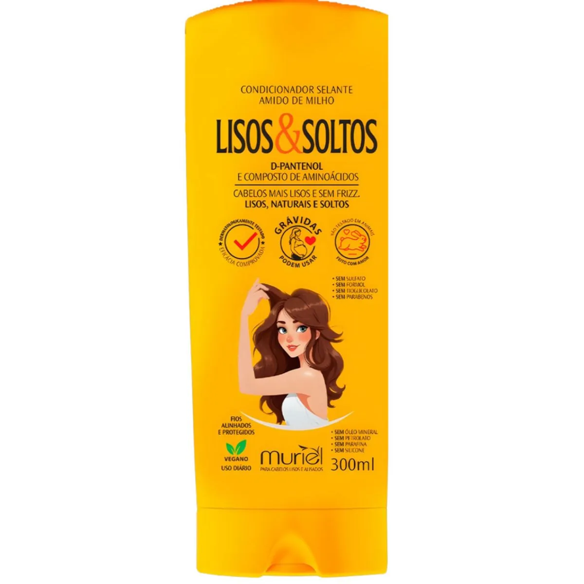 Sh Muriel Liso Solto Amido De Milho 300ml
