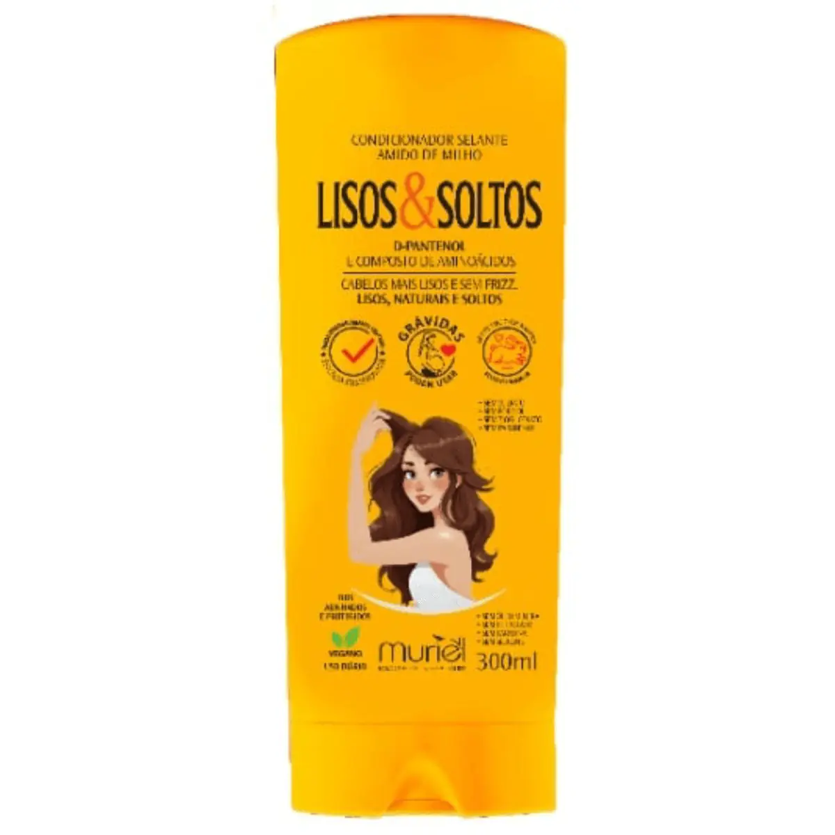 Cond Muriel Lisos E Soltos Amido De Milho 300ml