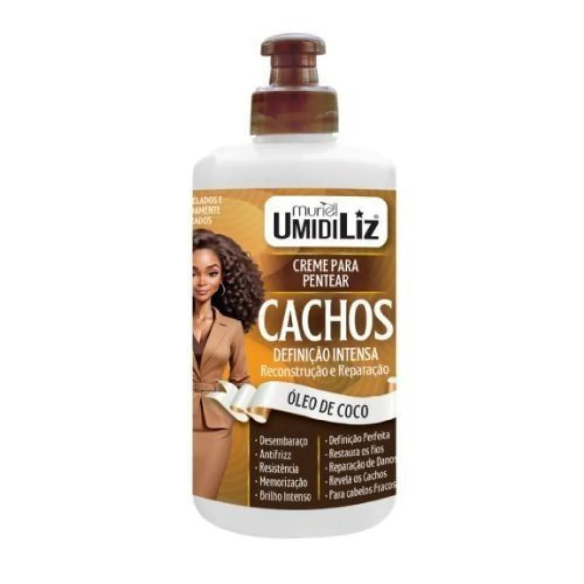 Cr Pentear Umidiliz Ol Coco Cach 300g