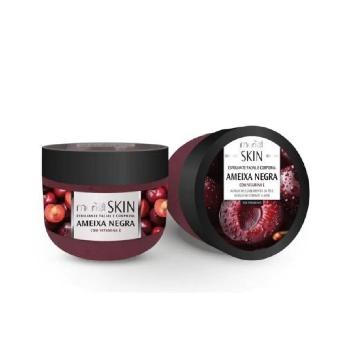 Creme Esfoliante Facial E Corporal Muriel Skin Ameixa Negra 250g