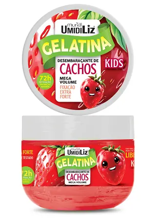 Gelat Muriel Umid Kid 250g Desemb Morango