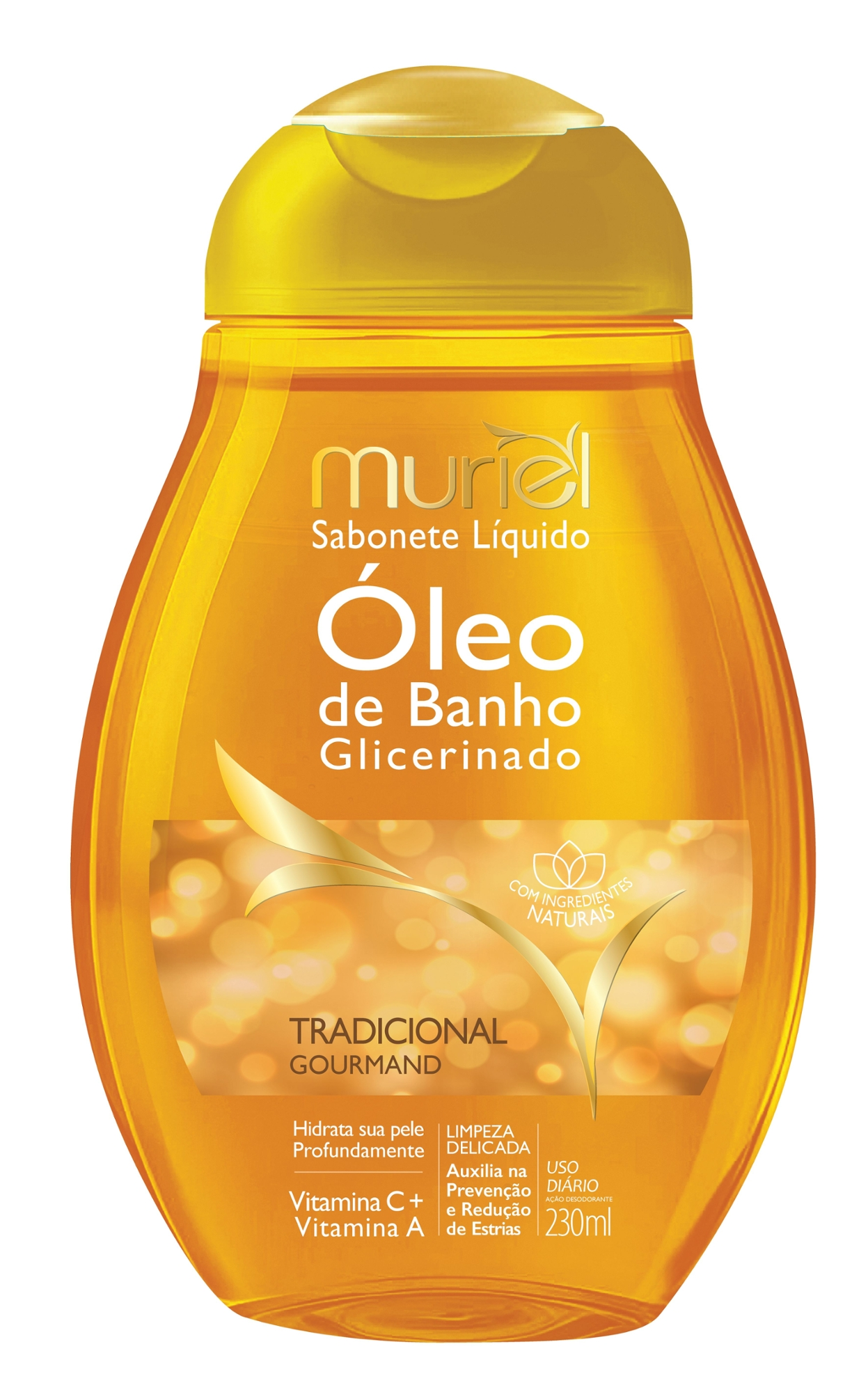 Sabonete Líquido óleo De Banho Glicerinado Gourmand 230ml Muriel