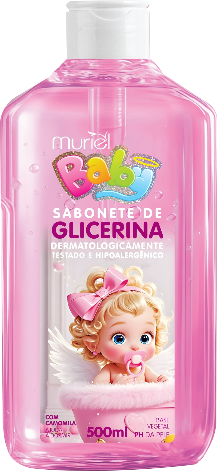 Sab Liq Glicerinado Muriel Baby 500ml Rosa