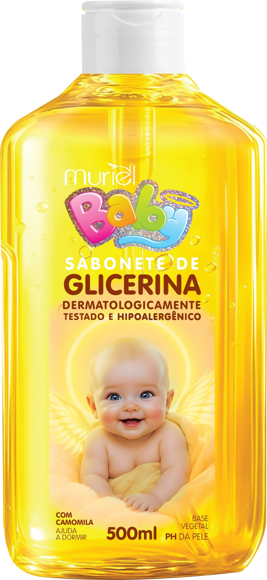 Sab Liq Glicerinado Muriel Baby 500ml Camomila