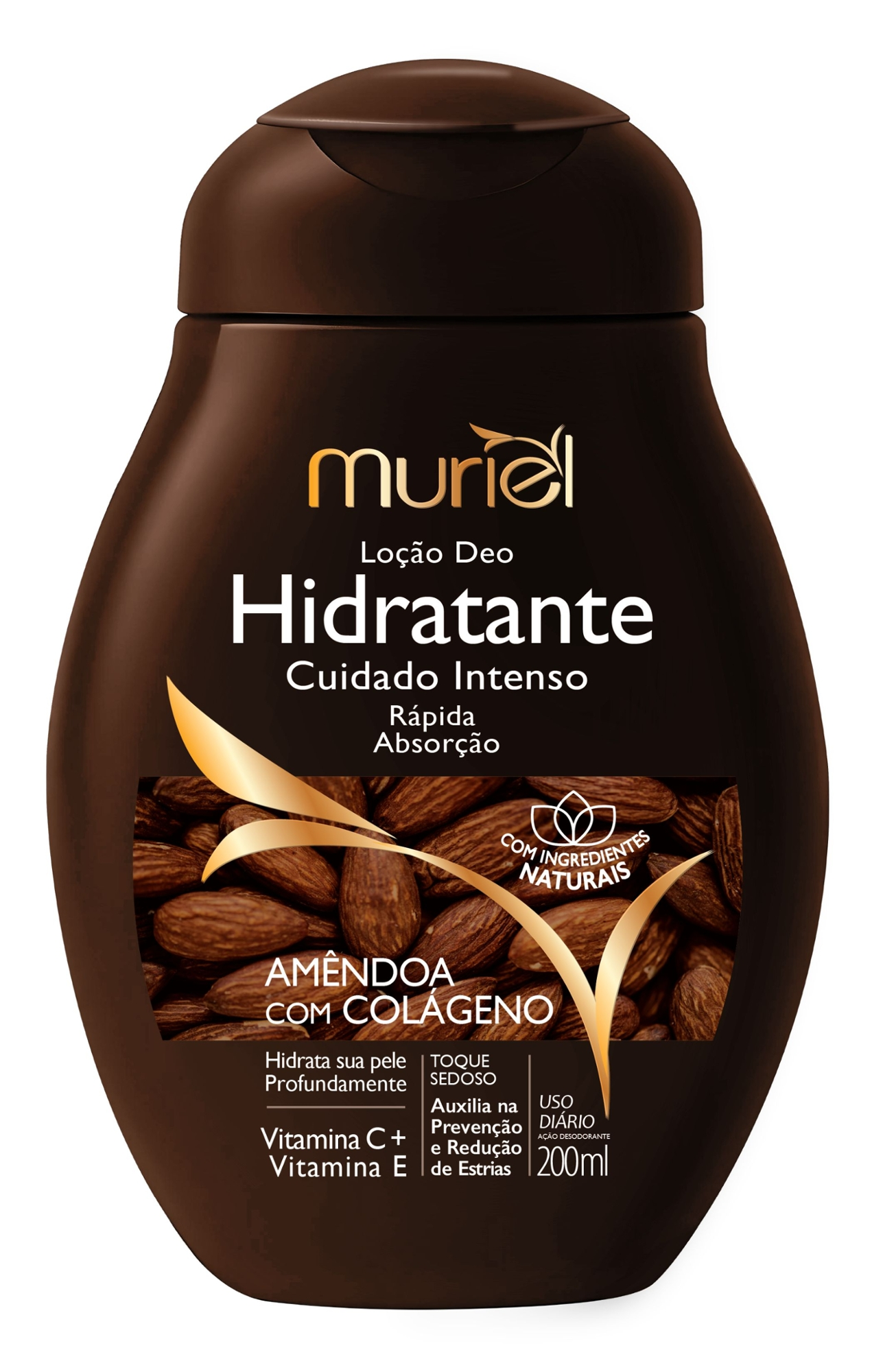 Locao Hidr Muriel 200ml Amendoas Com Colageno