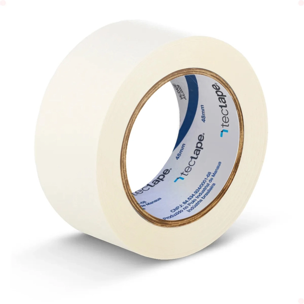Fita Crepe Uso Geral Pintura 48mmx50m Bege Tectape