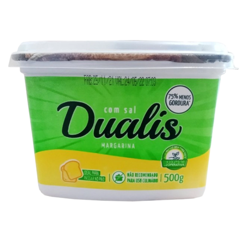 Margarina Com Sal Dualis Pote 500g