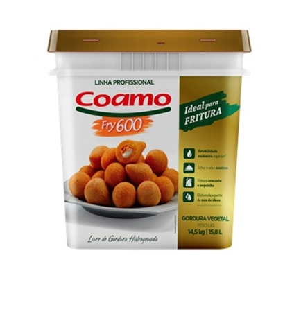 Gordura Vegetal Coamo Fry 400 Profissional Balde 14,5kg
