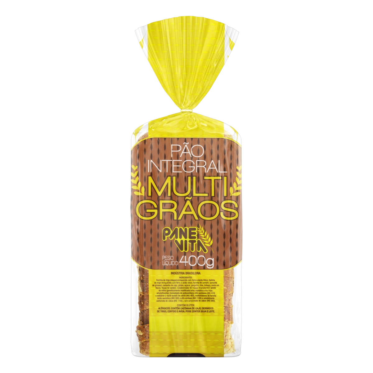 Pão Integral Multigrãos Panevita Pacote 400g