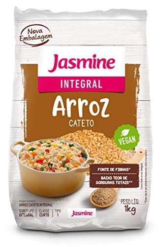 Arroz Cateto Tipo 1 Integral Jasmine Pacote 1kg