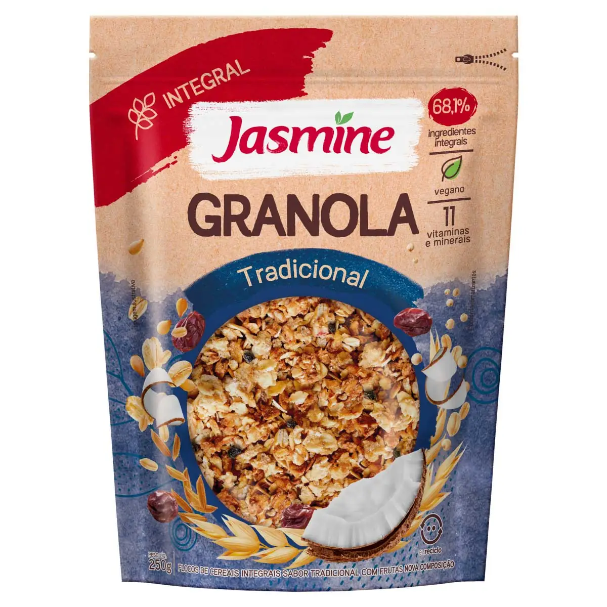 Granola Tradicional Jasmine Pouch 300g