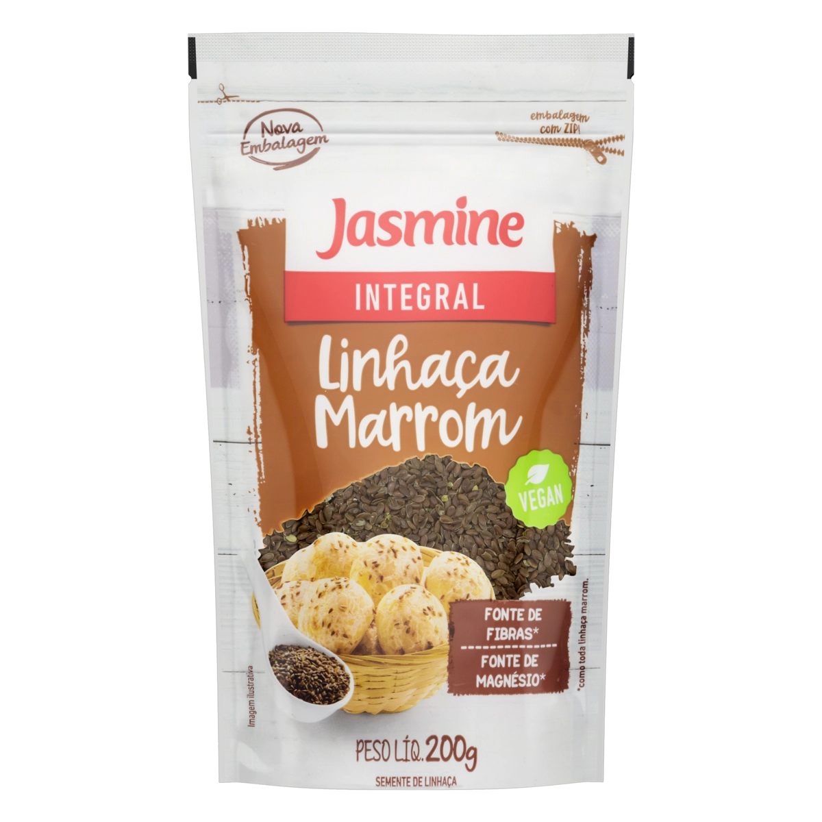 Linhaça Natural JASMINE 200g