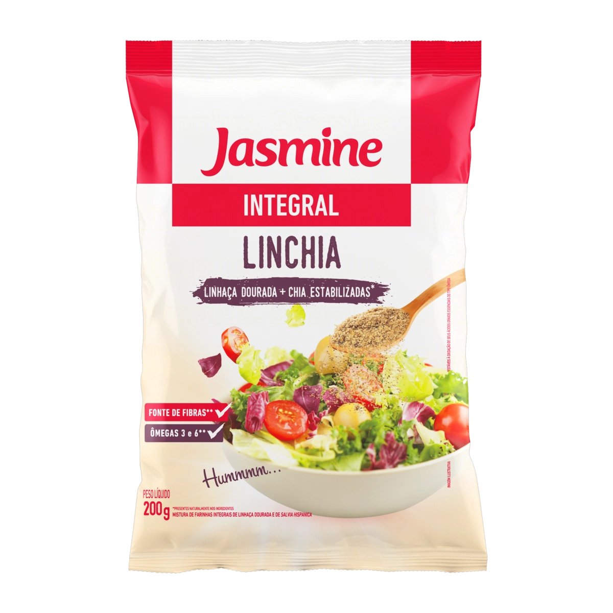 Linhaça Dourada e Chia Estabilizada Linchia Jasmine 200g