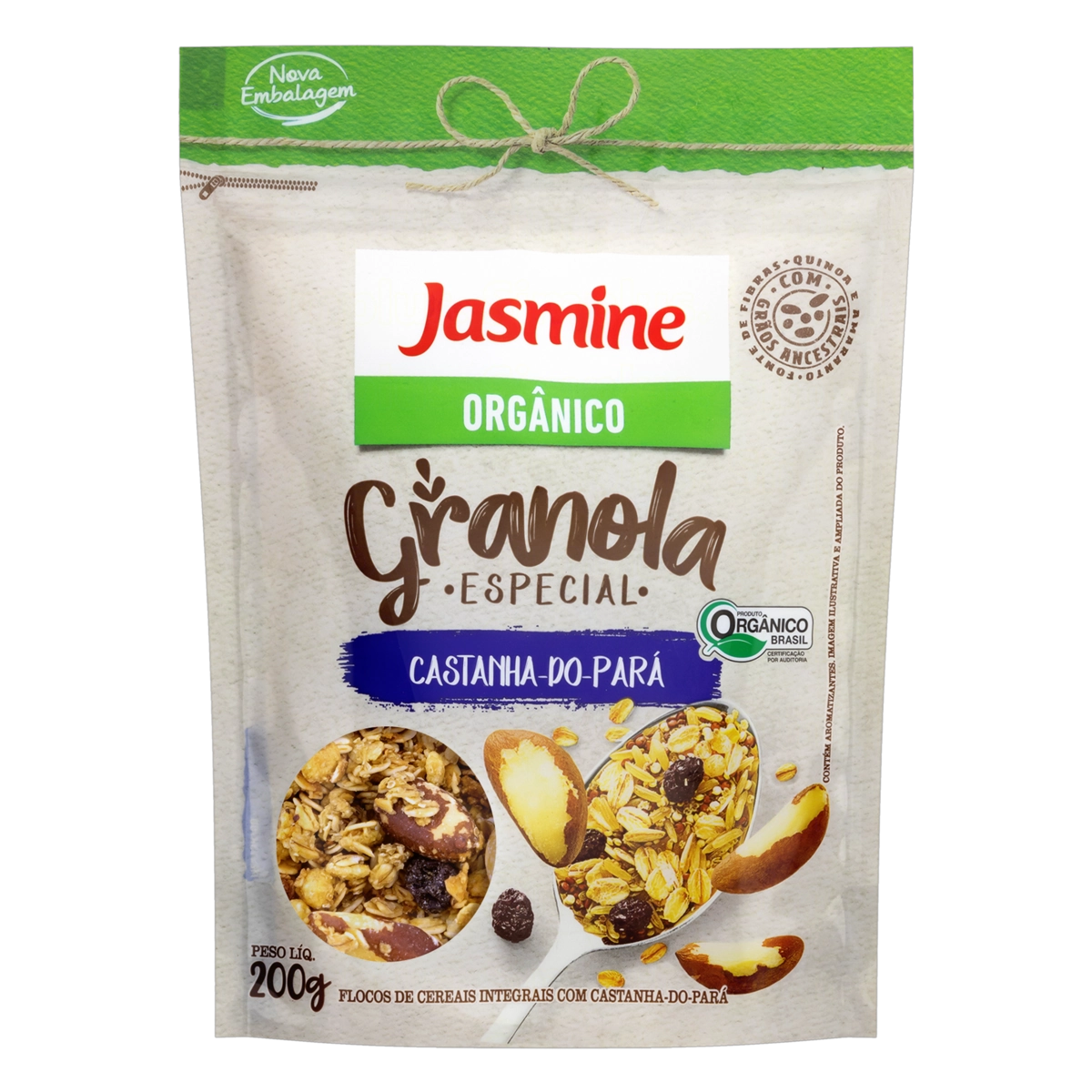 Granola Castanha-do-Pará Orgânica Jasmine Caixa 200g
