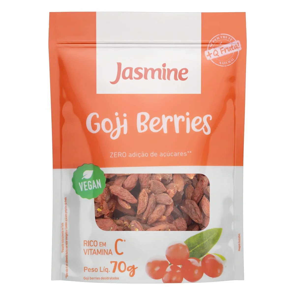 Goji Berries Desidratado Jasmine Pouch 70 g