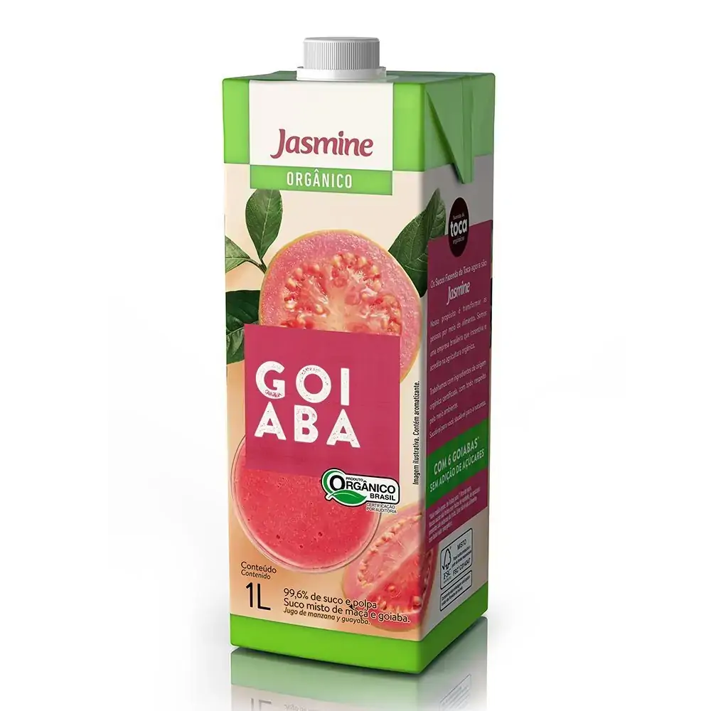 Suco Orgânico 1litro Goiaba