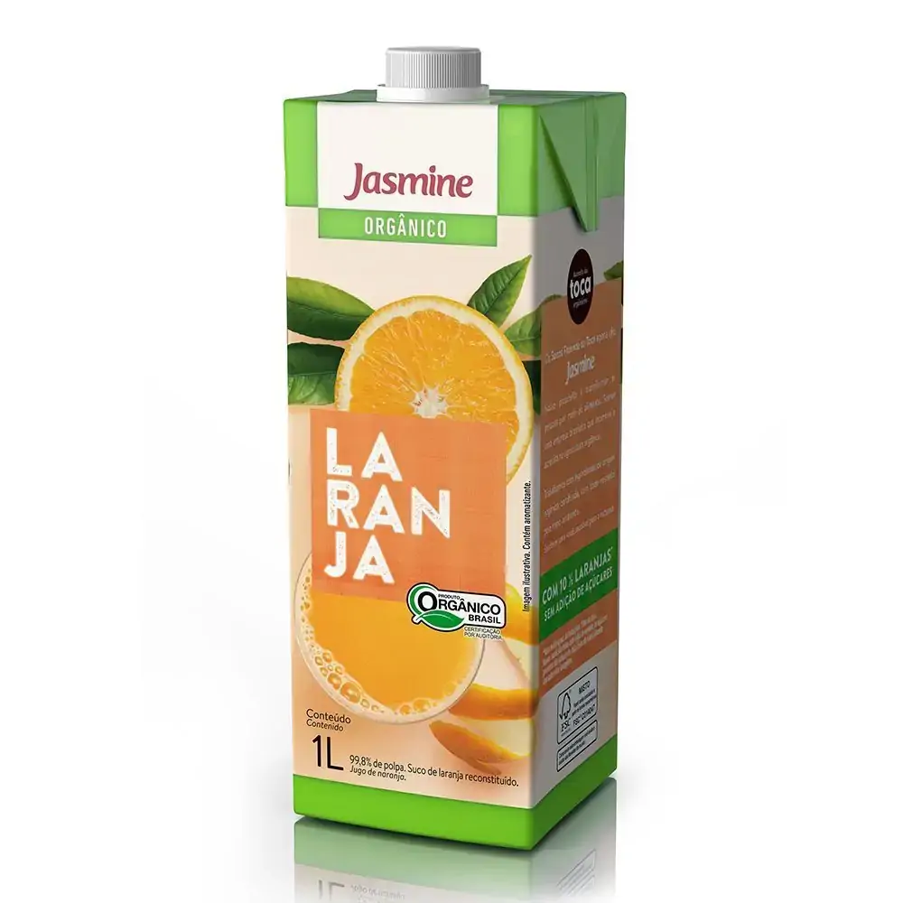 Suco Organico Jasmine 1l Laranja