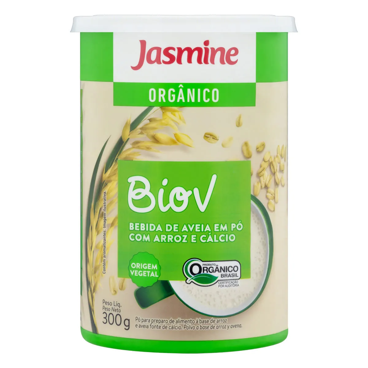 Bebida de Aveia Orgânica em Pó BioV Jasmine 300g
