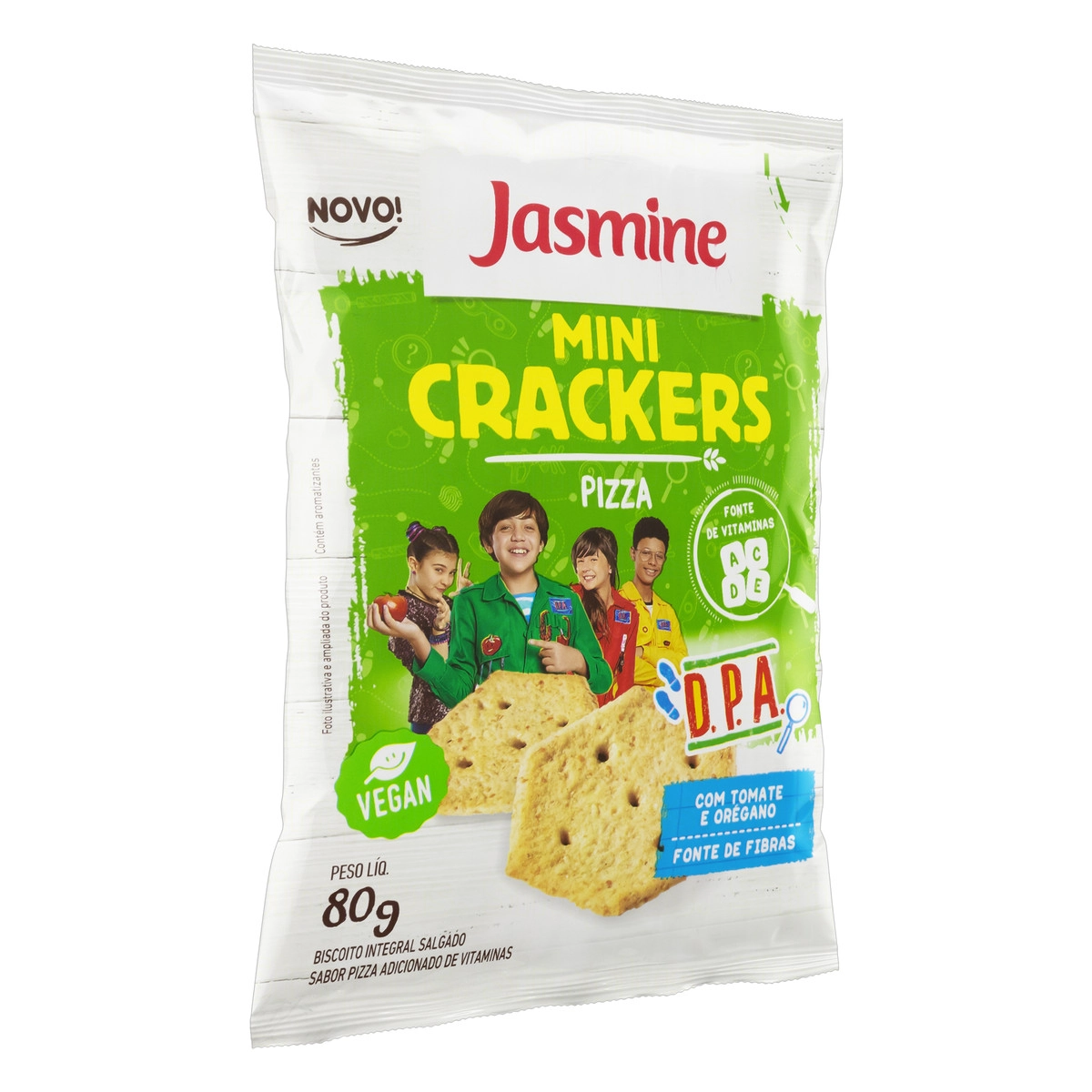Crackers Mini Integral Pizza D.P.A. Vegano Jasmine 80g