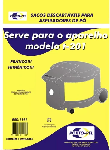 Saco Aspirador Karcher T 201 - 3 Und (ref.1191)