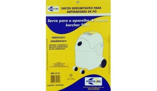 Saco Descart.p/asp.de Po Karcher 2501 Ref: 2151