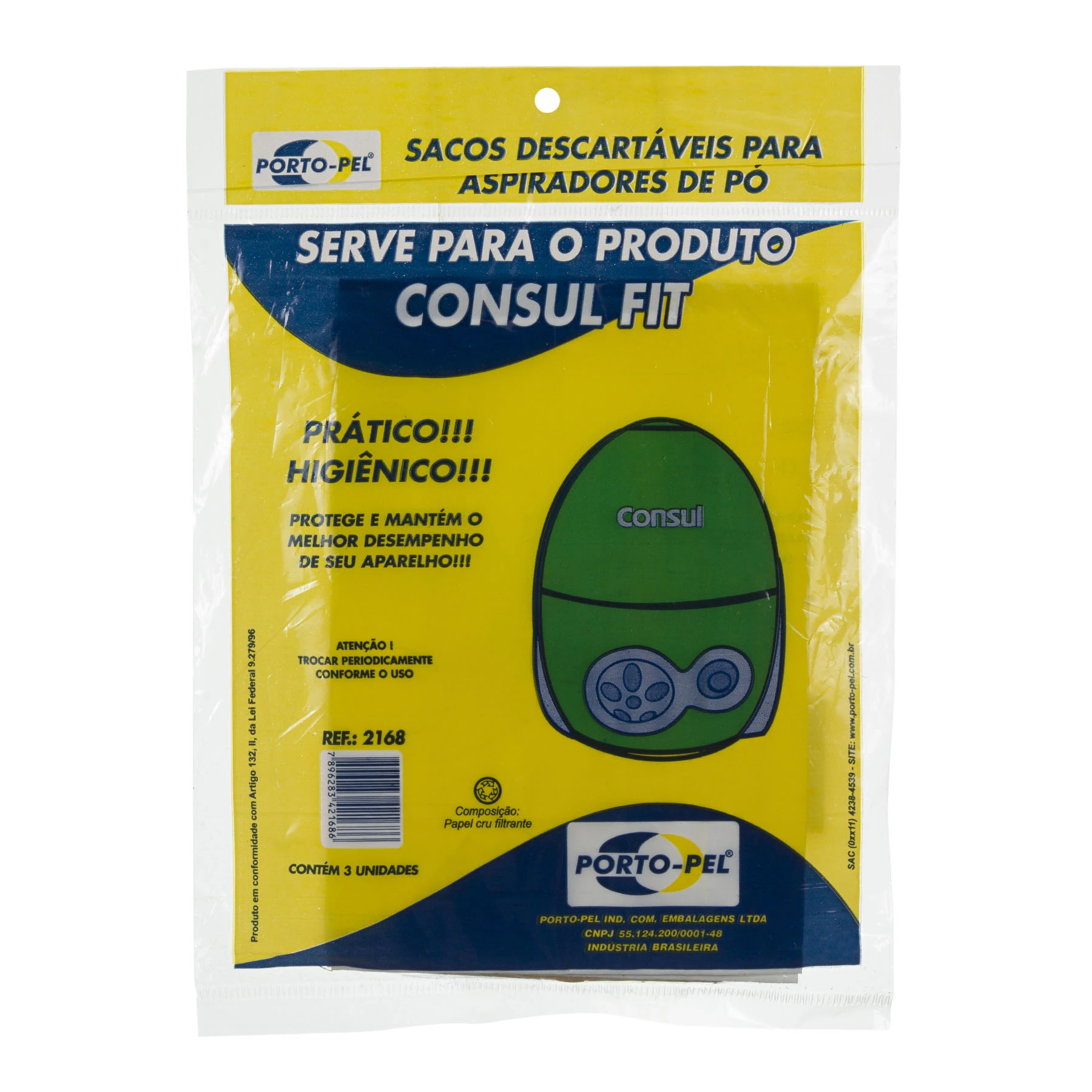 Saco aspirador consul fit - 3 und (REF.2168)