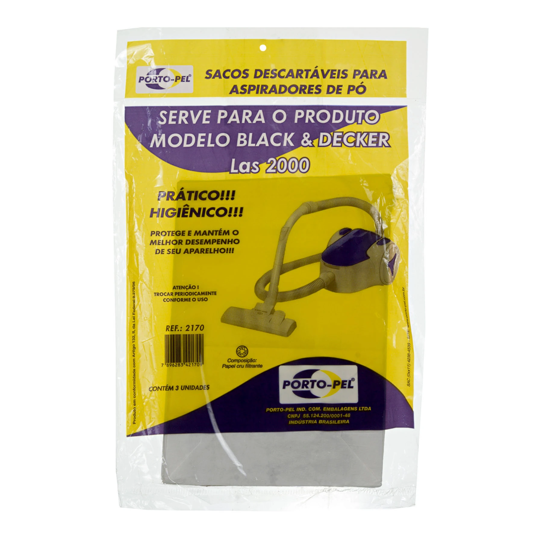 Saco Desc. P/ Aspir. De Po Black Decker