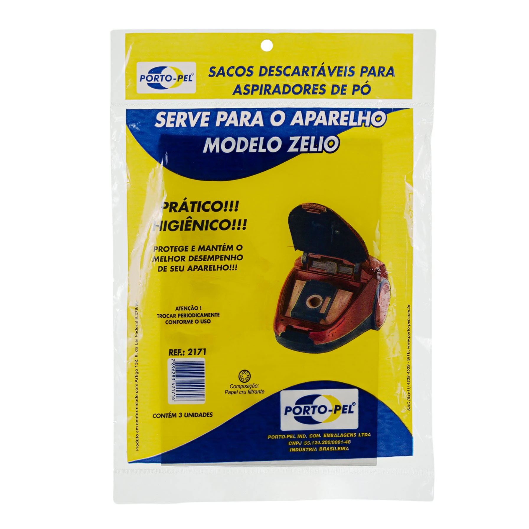 Saco para Aspirador de Pó ARNO Zelio pp 2171