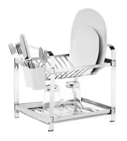 Escorredor Aço Inox 12 Pratos Makinox