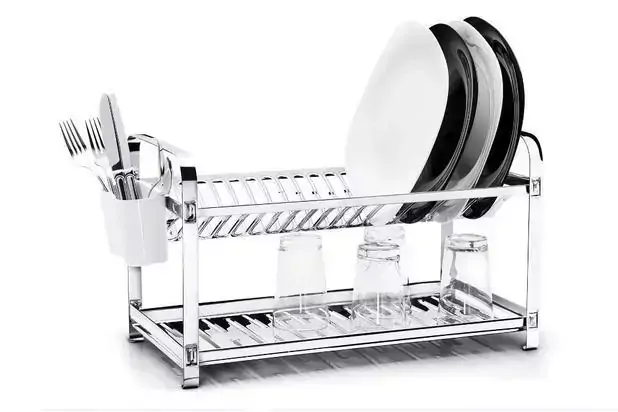 Escorredor Aço Inox 20 Pratos Makinox