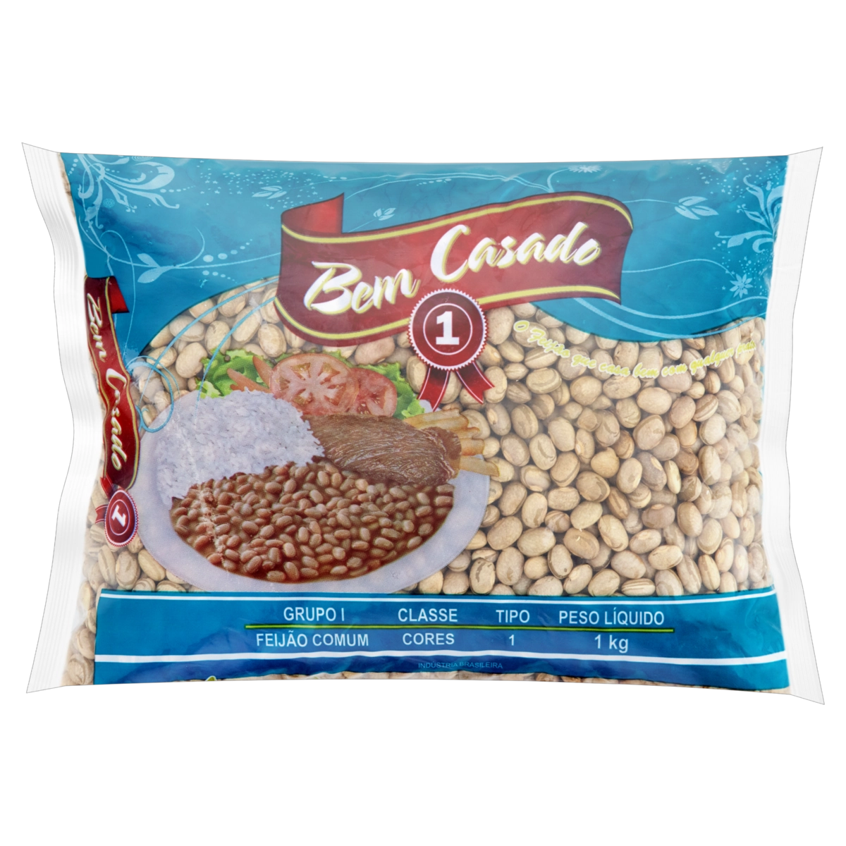 Feijão Carioca Tipo 1 Bem Casado Pacote 1kg