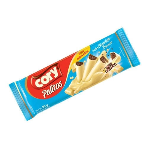 Palitos Cory Chocolate Branco
