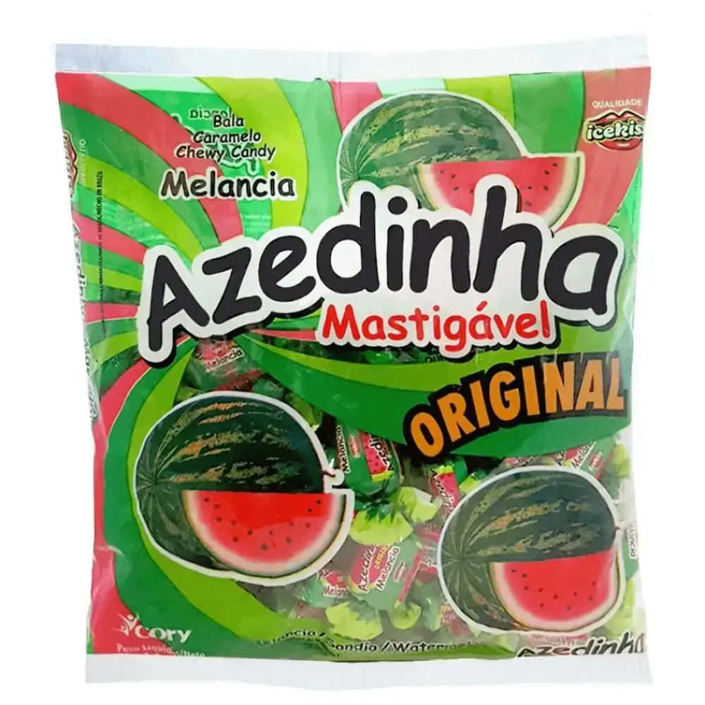 Bala Ice Kiss Azedinha Mastigavel 600g