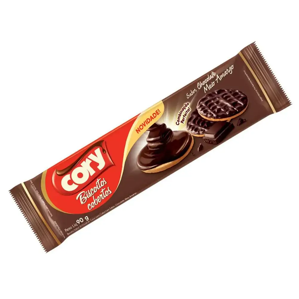 Biscoito Coberto Cory Meio Amargo