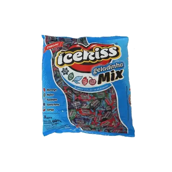 Bala Icekiss Mix Geladinha 600g